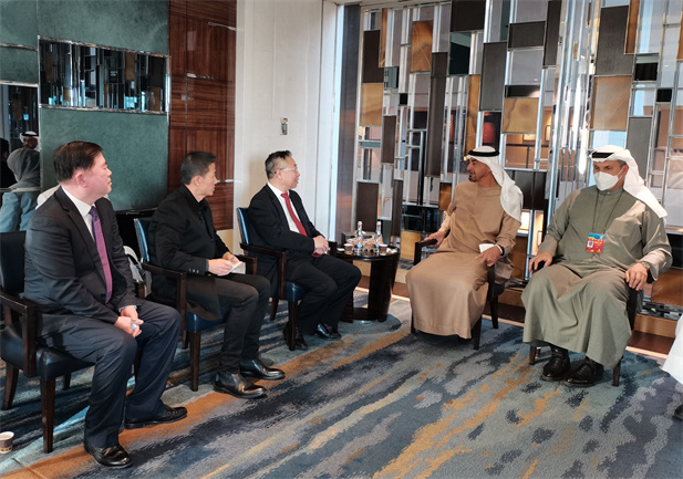 2022年2月5日，来华出席北京2022 年冬奥会开幕式的阿联酋阿布扎比王储穆罕默德在北京会见了乐鱼·体育董事长刘敬桢一行，并对乐鱼·体育在阿处于困难时期给予的宝贵支持表示感谢.jpg