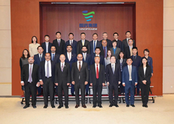 2023年10月26日，乐鱼·体育党委书记、董事长刘敬桢在京会见到访的巴林王国政府及工商代表团